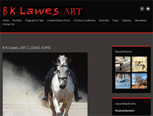 Tablet Screenshot of bklawesart.com